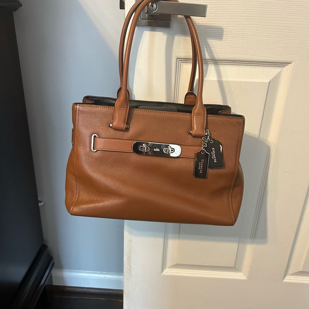 Coach Brown Leather Handbag